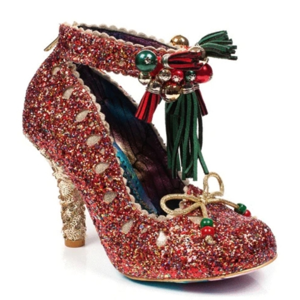 PRINCESS PROMISE Irregular Choice, Size 42, Heels W/ Glitter, US 10/11
